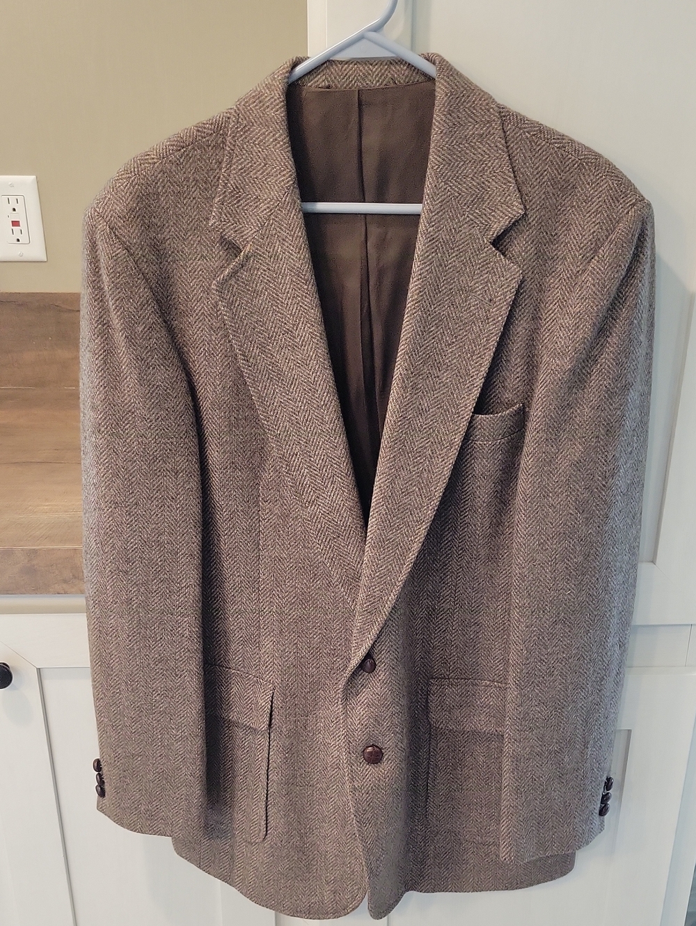 Timberland Brown Herringbone Blazer